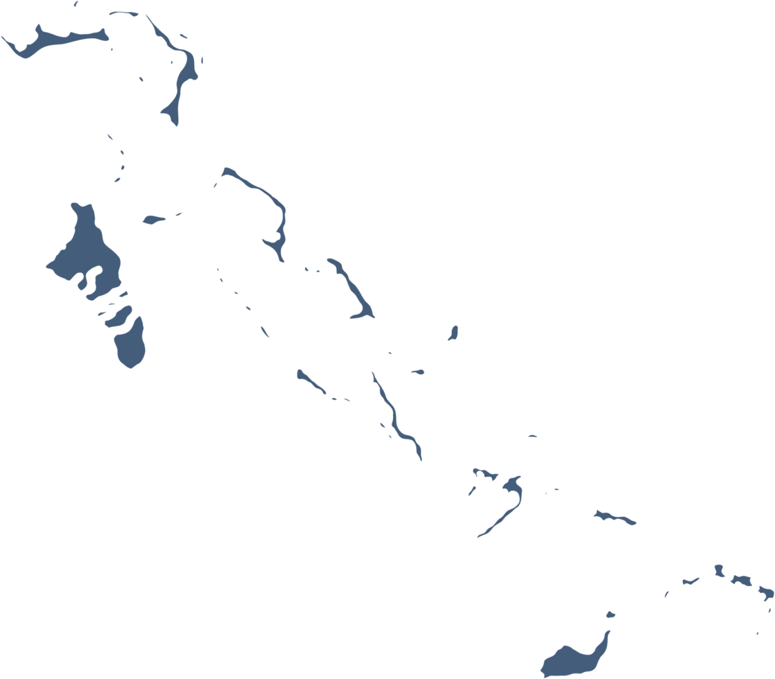 doodle freehand drawing of bahamas map. png