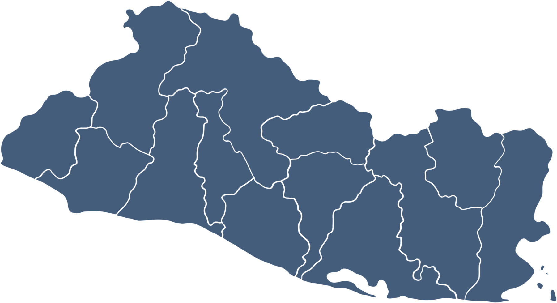 dibujo a mano alzada del mapa de el salvador. png