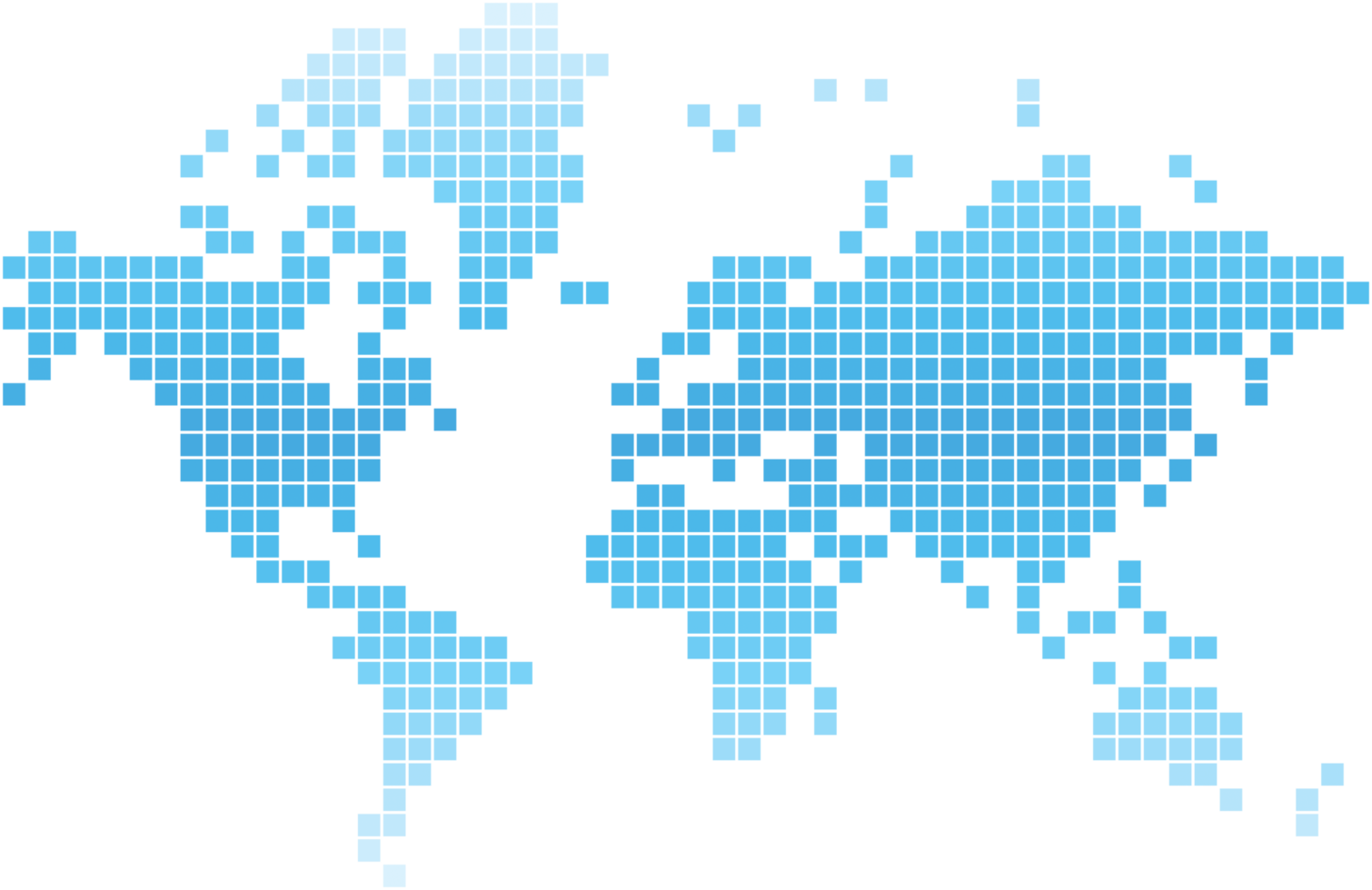 Blue square world map. png