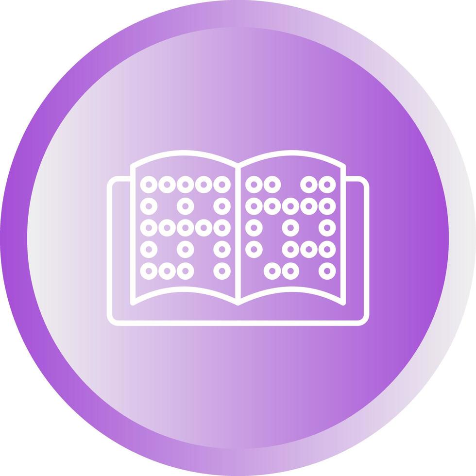 Braille Vector Icon