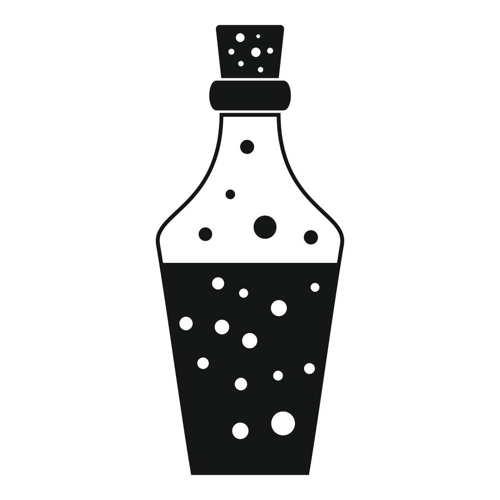 Potion icon, simple style vector