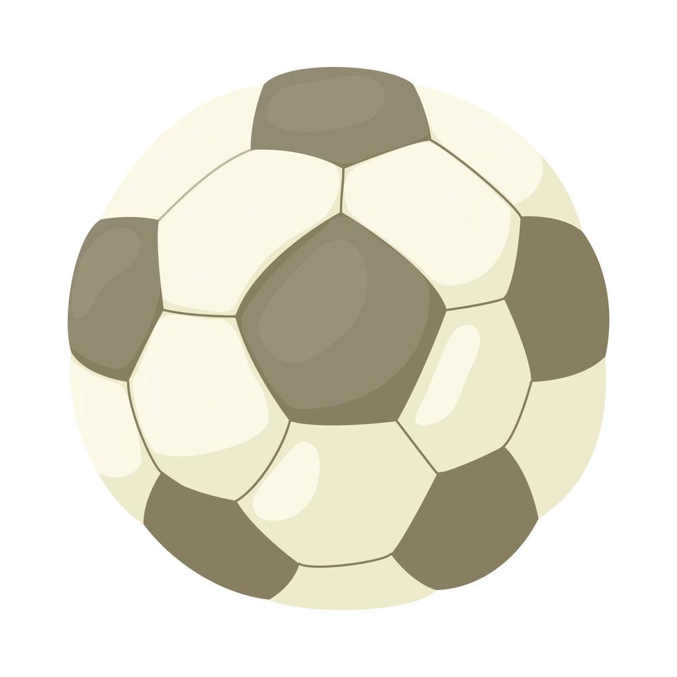 icono de pelota de fútbol, estilo de dibujos animados vector