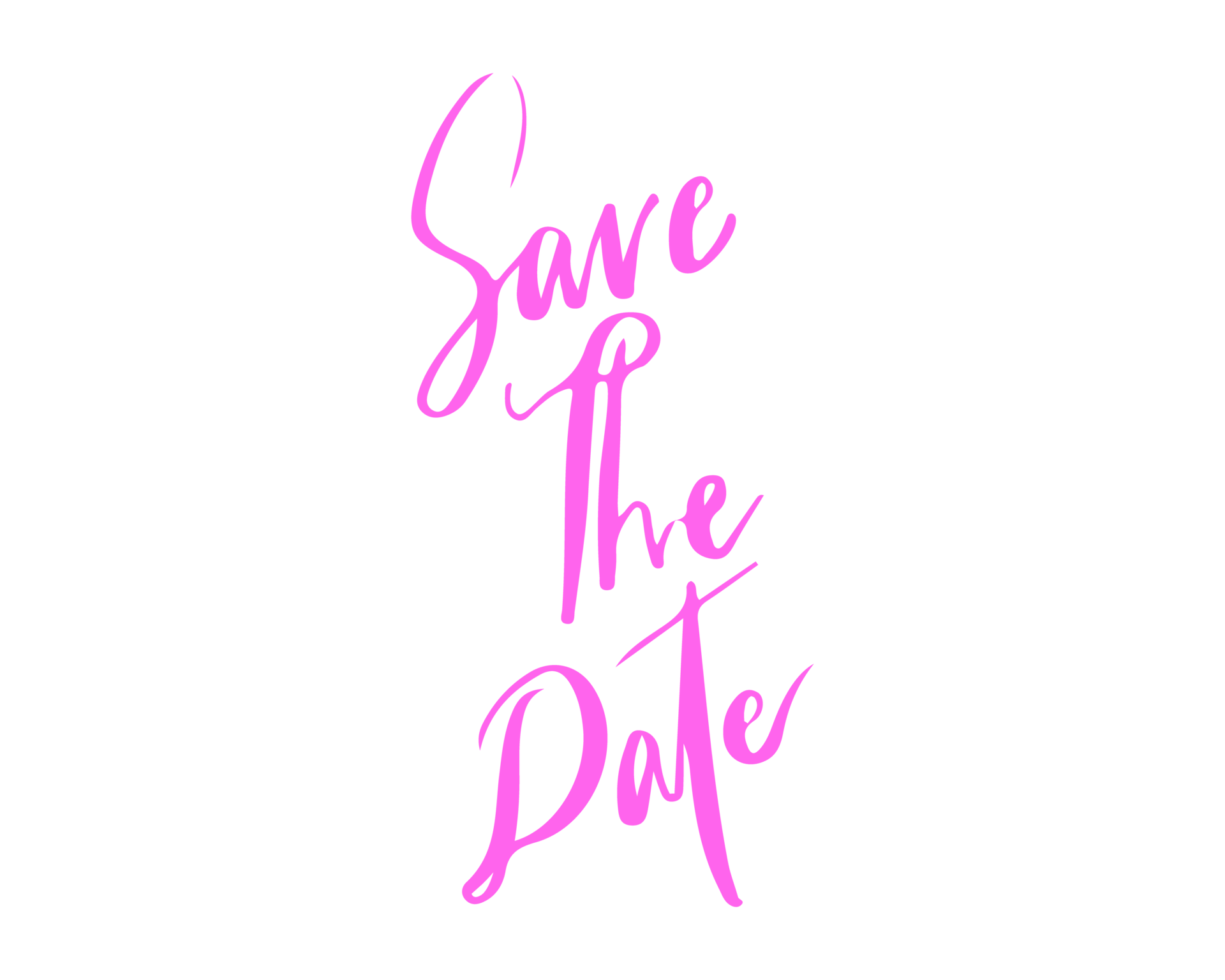 Free Save The Date lettering match for wedding day 14430726 PNG with  Transparent Background