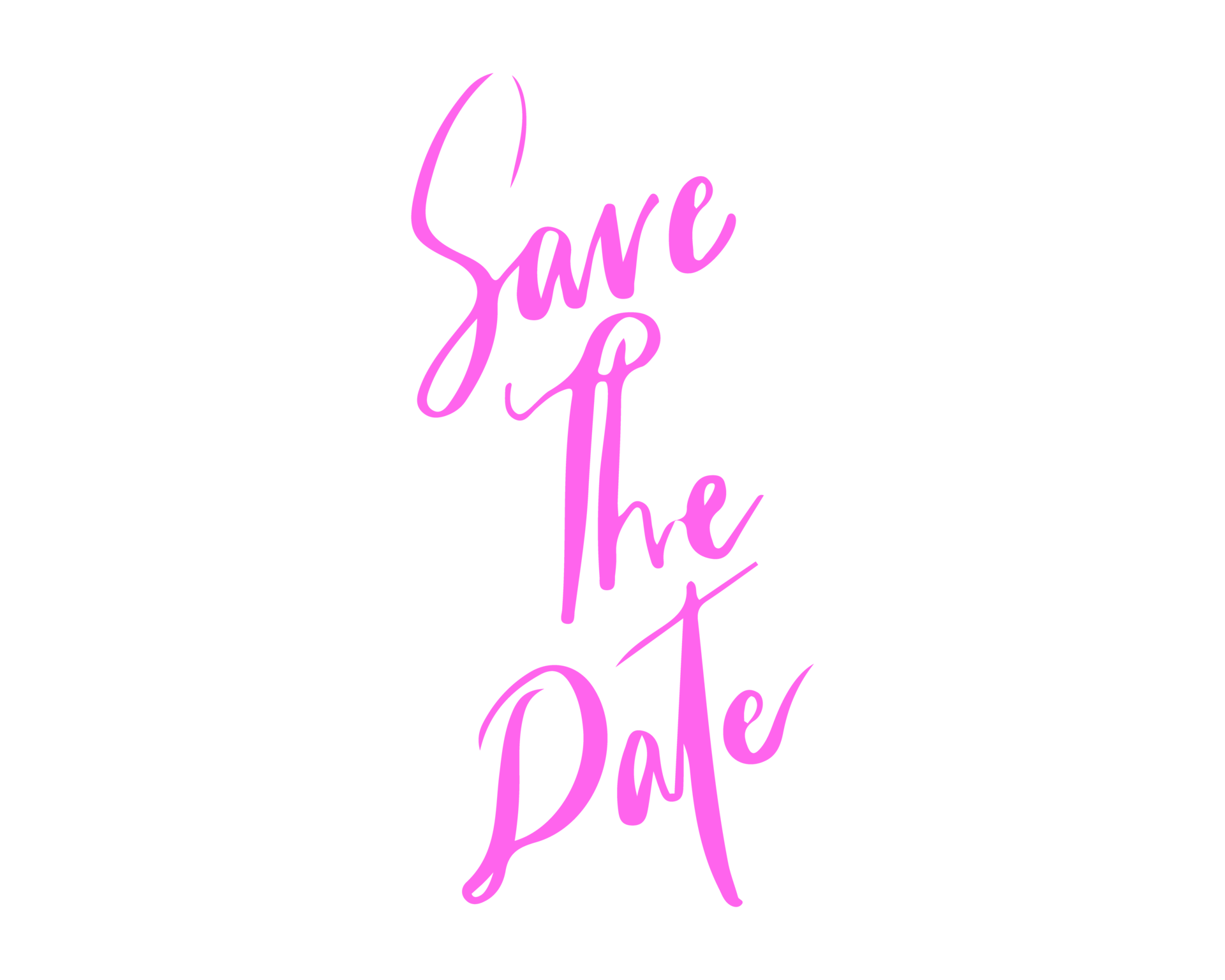 Save The Date Lettering Match For Wedding Day 14430726 PNG