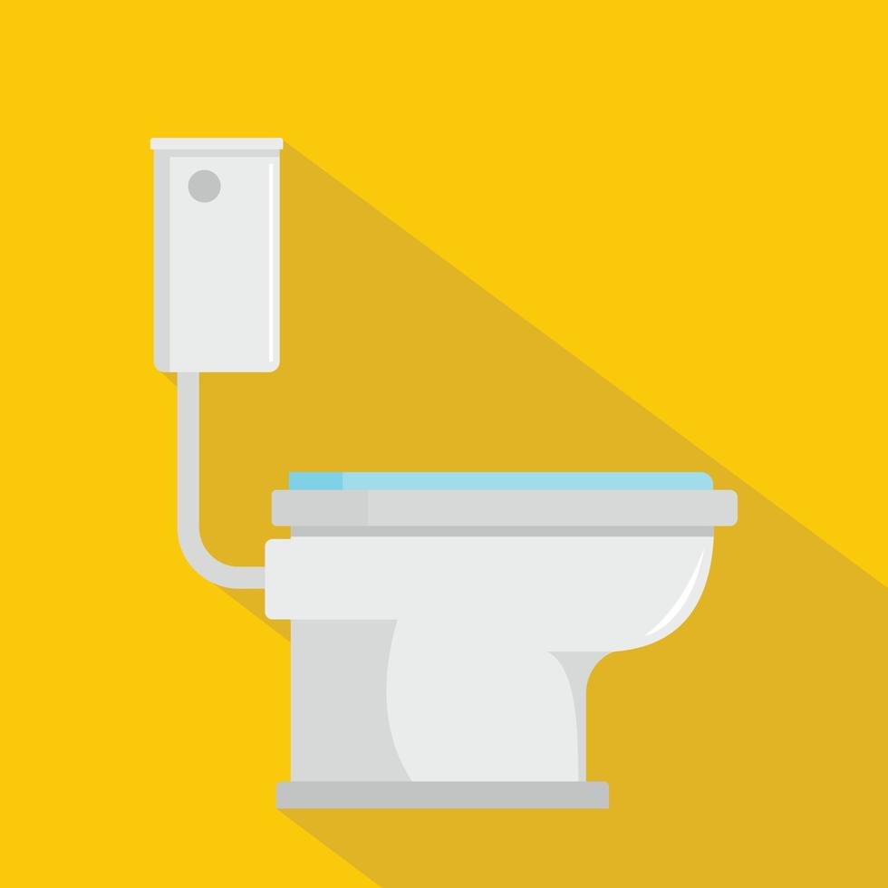 icono de baño, tipo plano vector