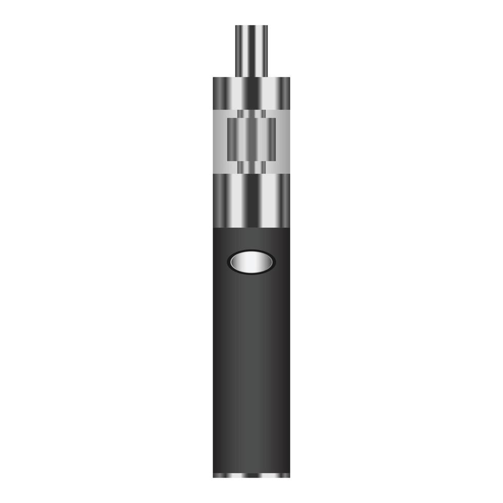 Electric cigarette icon, realistic style vector