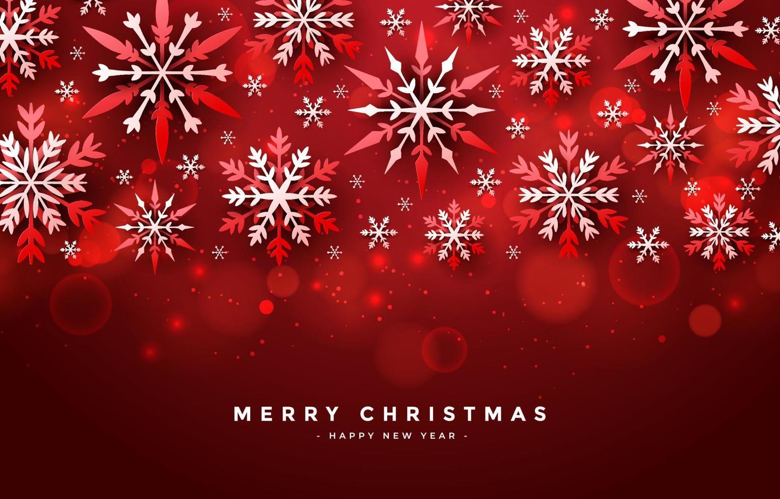 Christmas Background with Snowflake vector