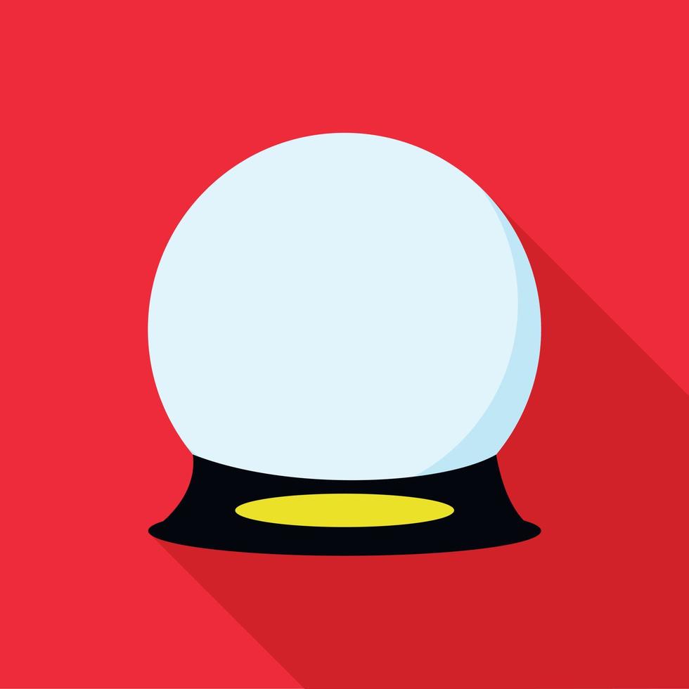 Magic ball icon in flat style vector