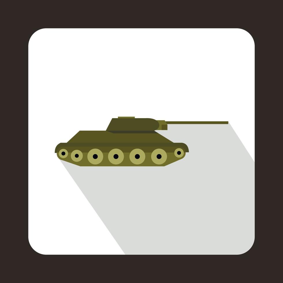 Tank icon, flat style vector