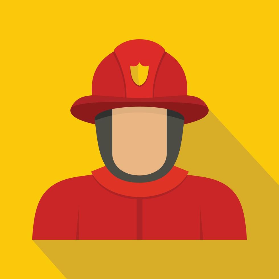 Hero icon, flat style vector