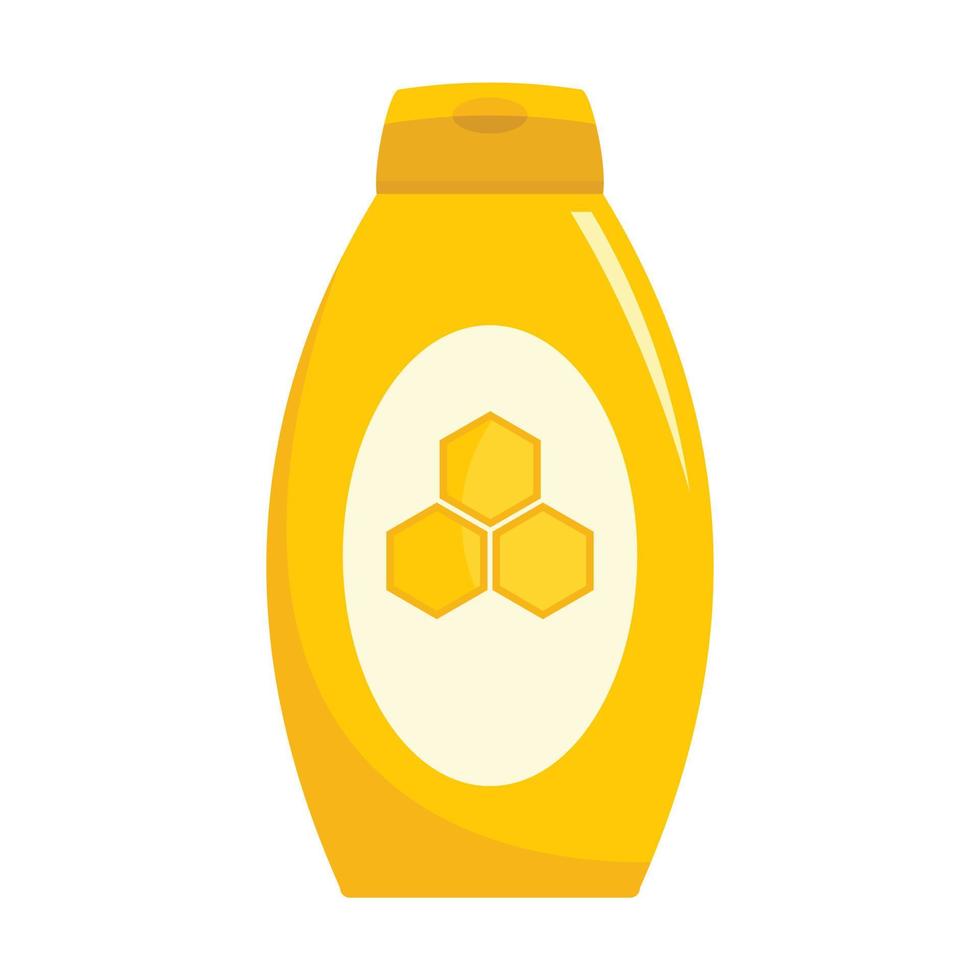 Honey cream icon, flat style vector