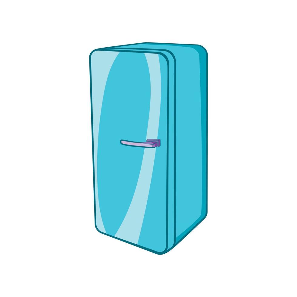 Refrigerator icon, cartoon style vector