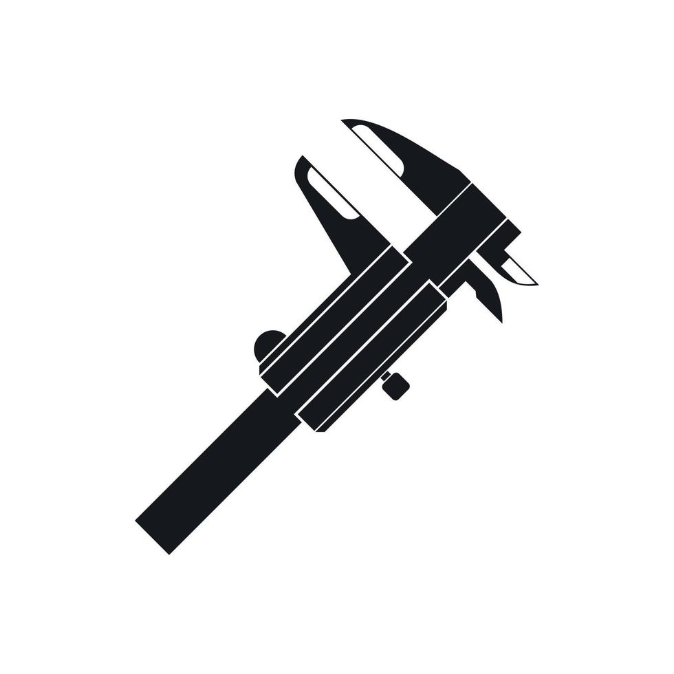 Calipers icon in simple style vector