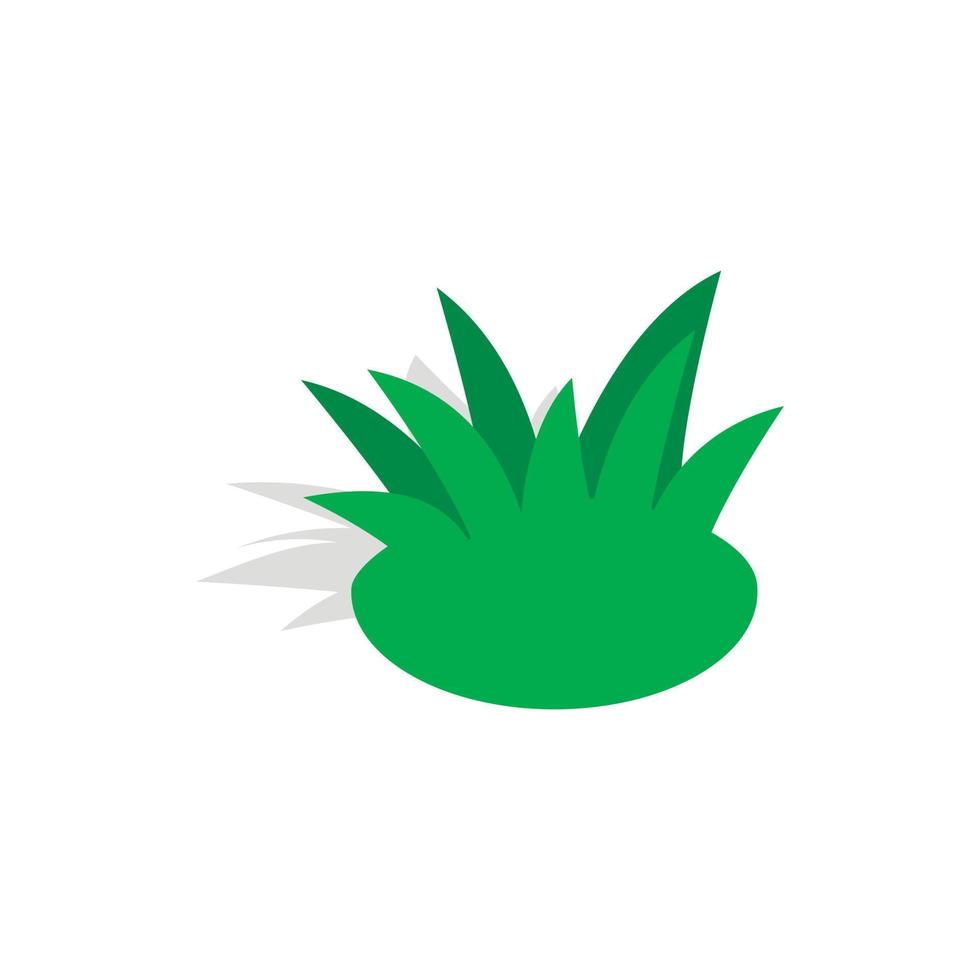 Shrub icon, isometric 3d style vector