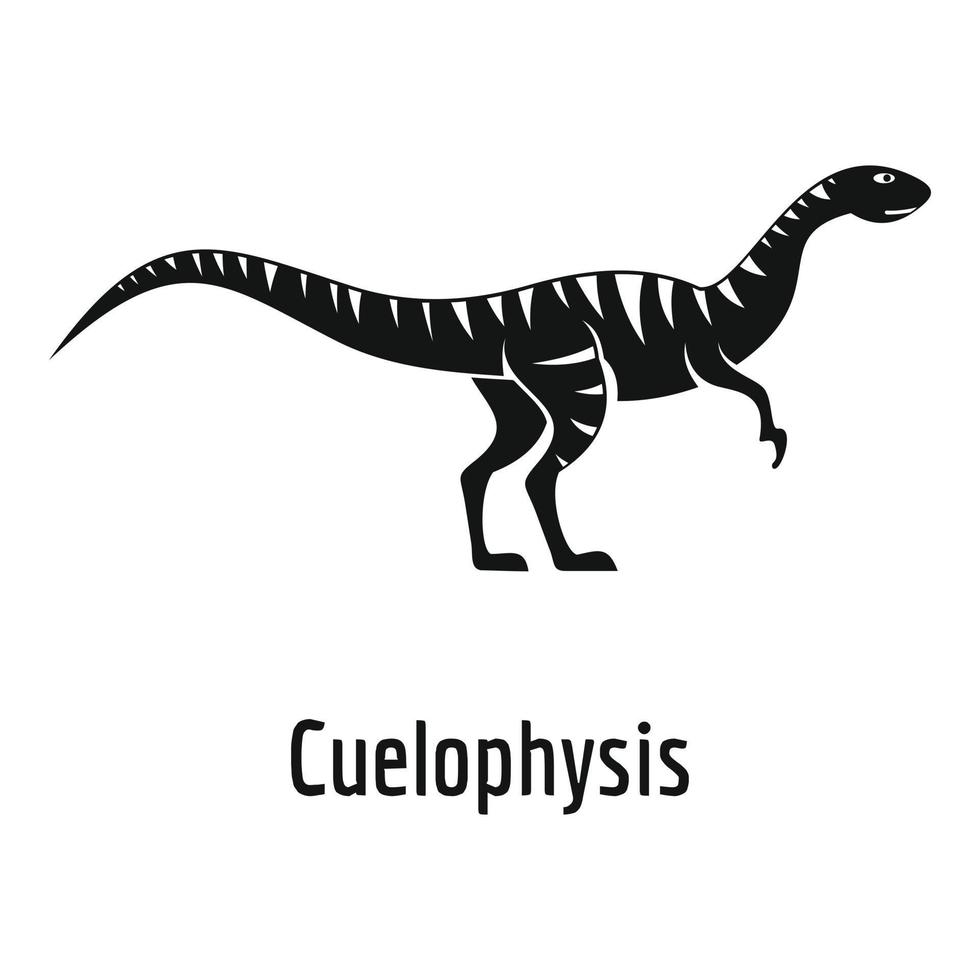 Cuelophysis icon, simple style. vector