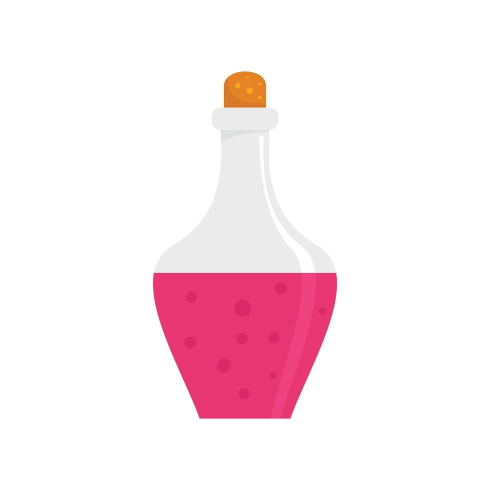 Drink potion icon, flat style vector