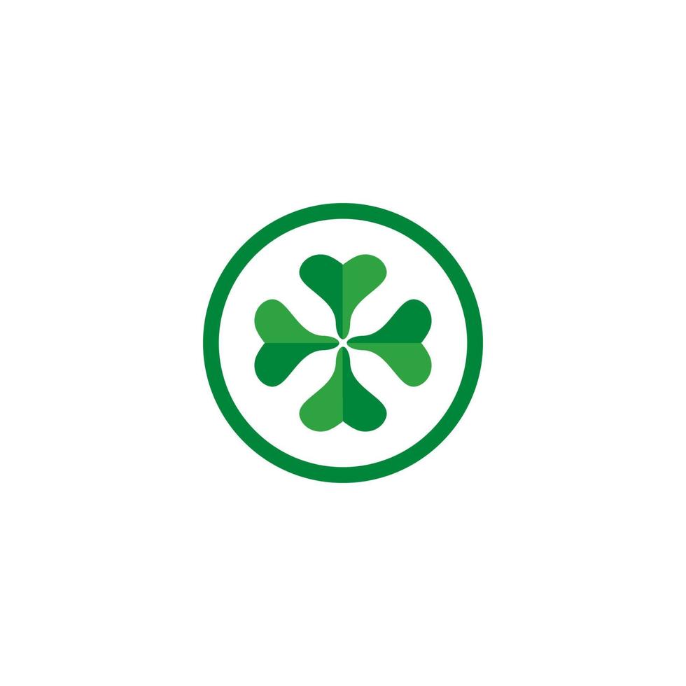 Clover Leaf Logo Template Design Vecto vector