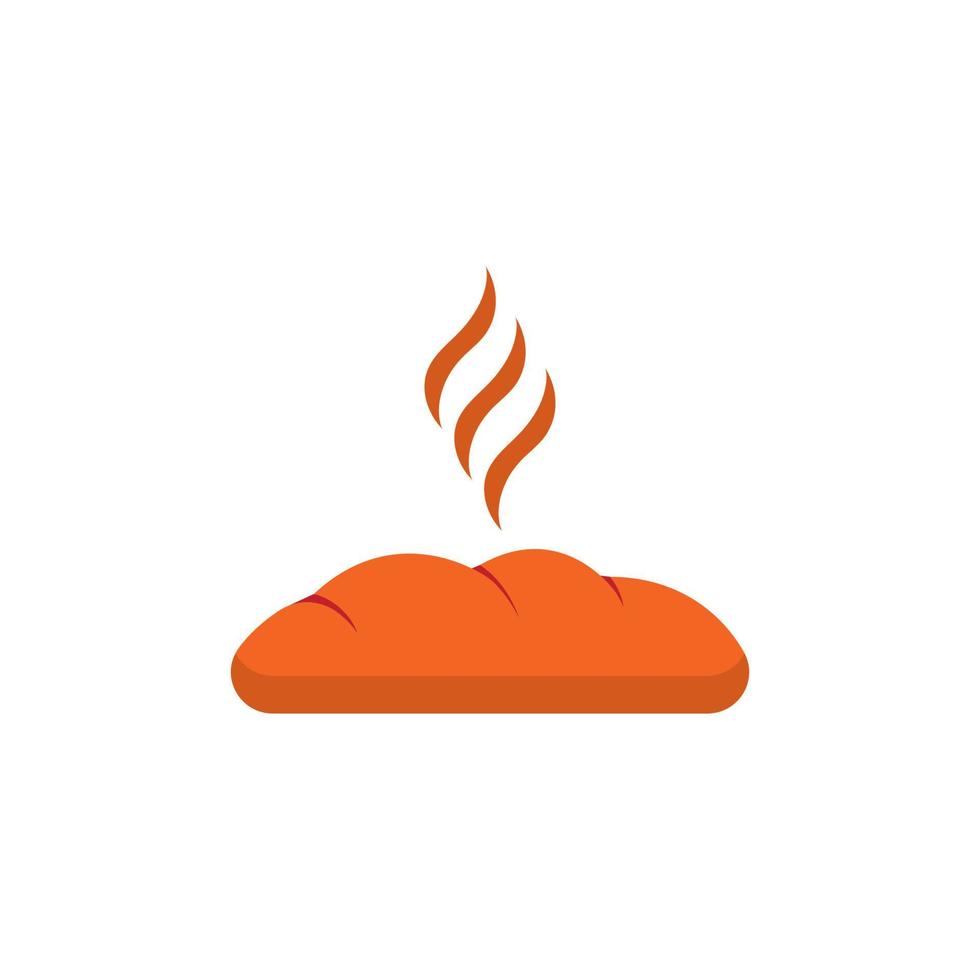 Ilustración de vector de concepto de logotipo de pan