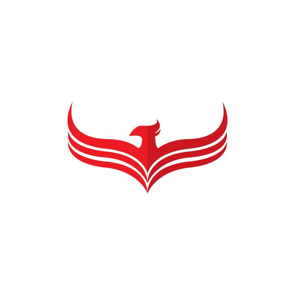Sets of Phoenix logo design template. Vector