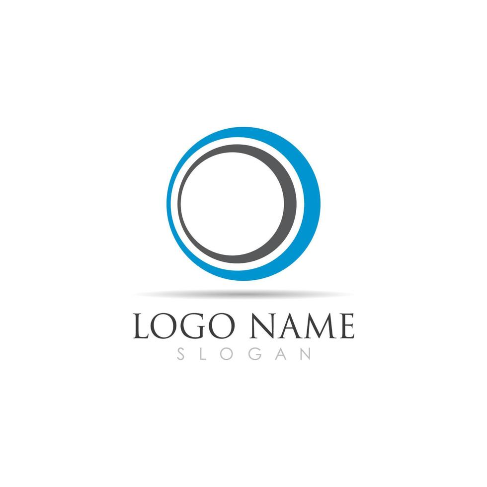 ilustración de icono de plantilla de vector de logotipo de círculo