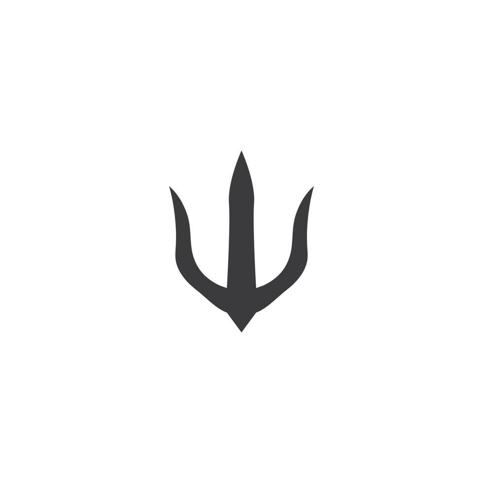 Trident Logo Template vector icon illustration