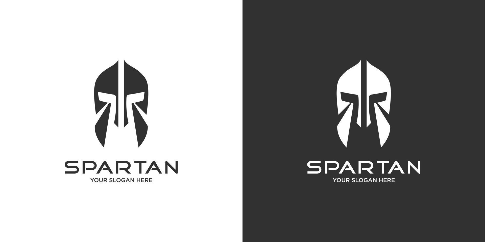 Spartan Warrior Logo template Design,icon spartan,helmet spartan. vector