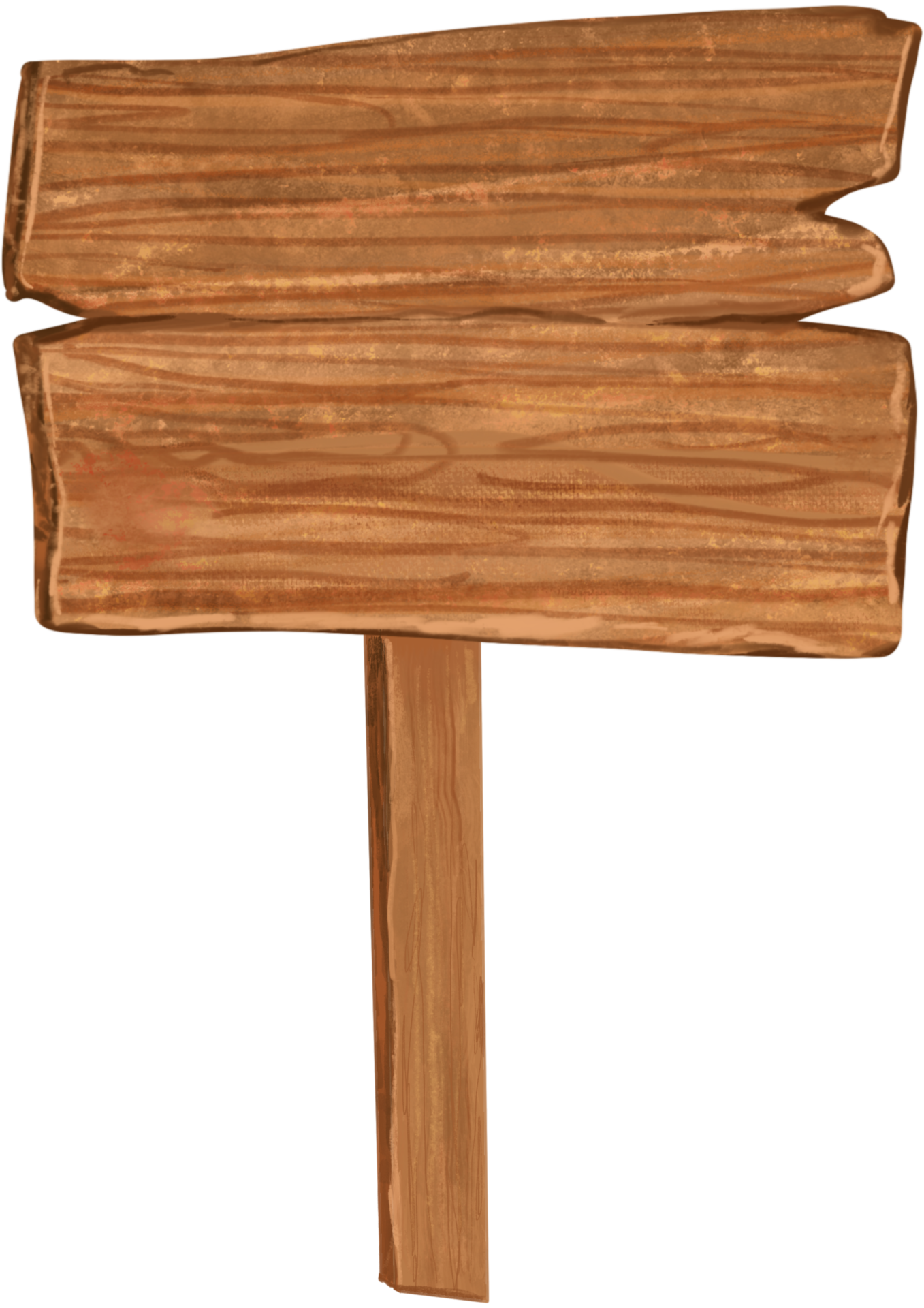 Hand Drawn Wooden Sign Board With Classic Style 14433253 PNG