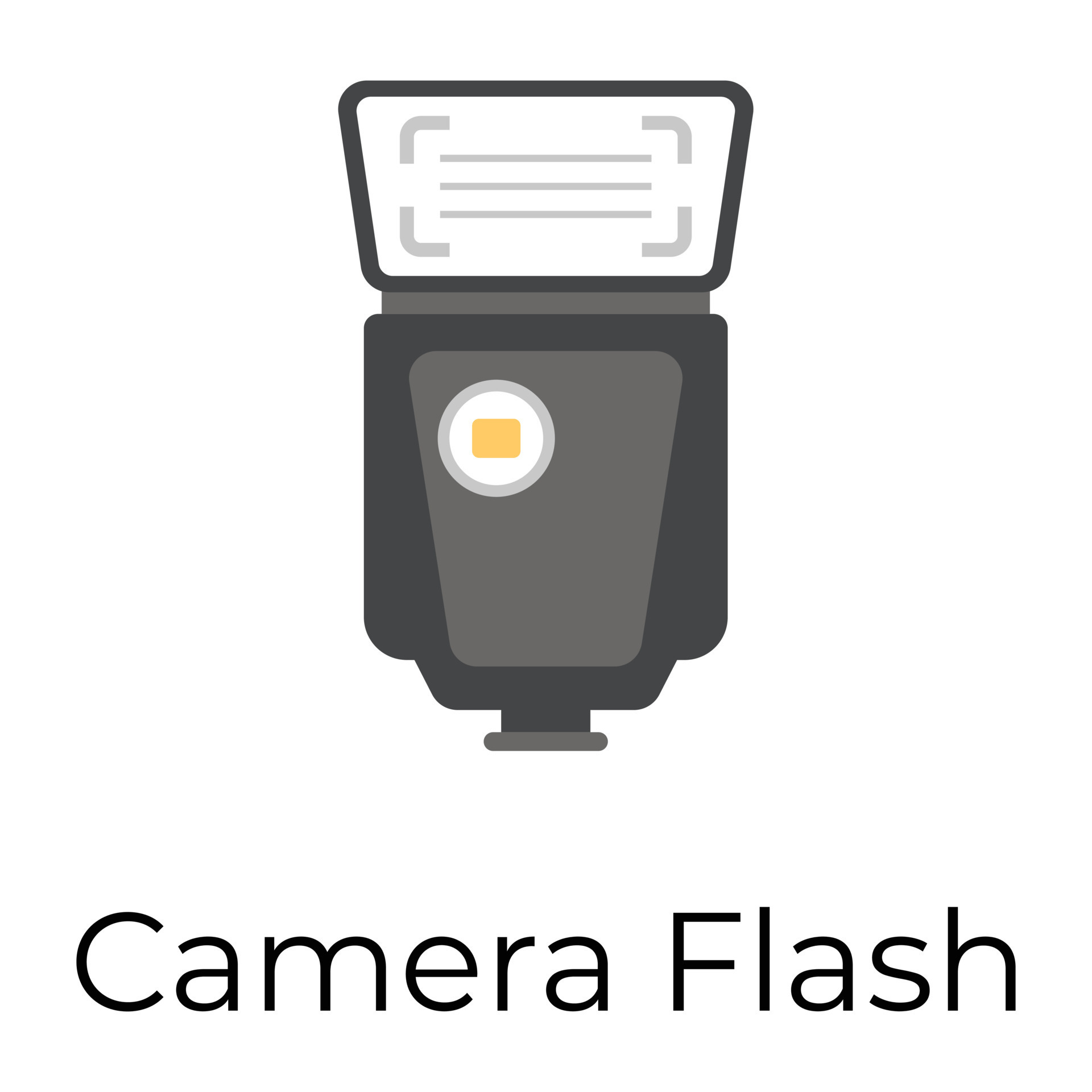Trendy Camera Flash 14433475 Vector Art at Vecteezy