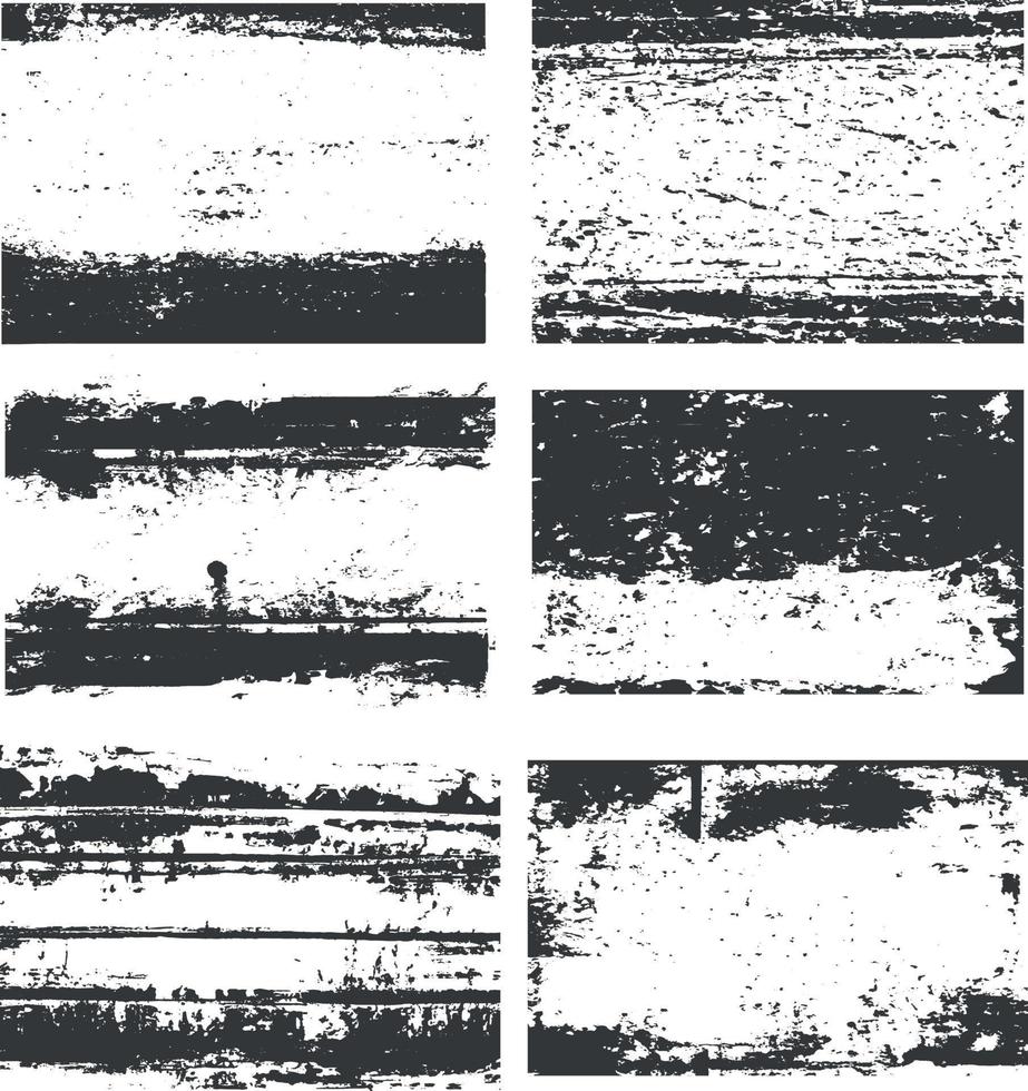 Set of Grunge Overlay Background vector