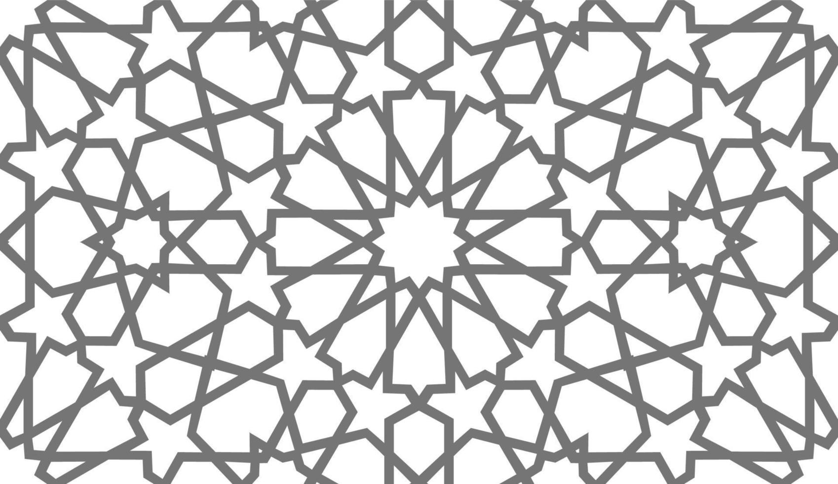 patrón árabe ramadan mubarak patrón de estrella musulmana simple. diseño cuadrado de flores. fondo de patrón islámico. patrón de círculo vector de flores islámicas.