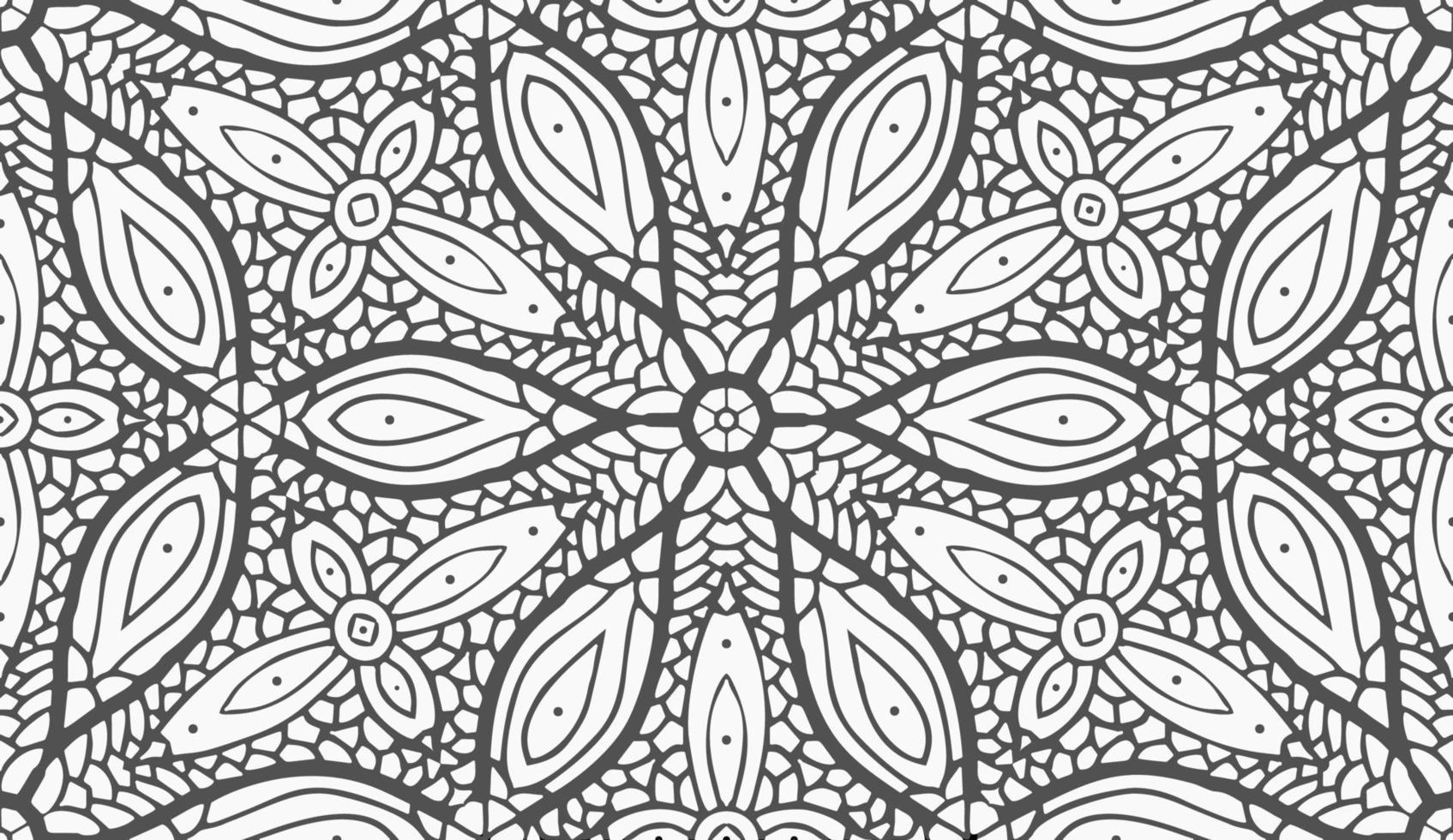Retro abstract seamless vector pattern on white backdrop. Vector stripe pattern decorative print concept. Floral seamless abstract art background vector.
