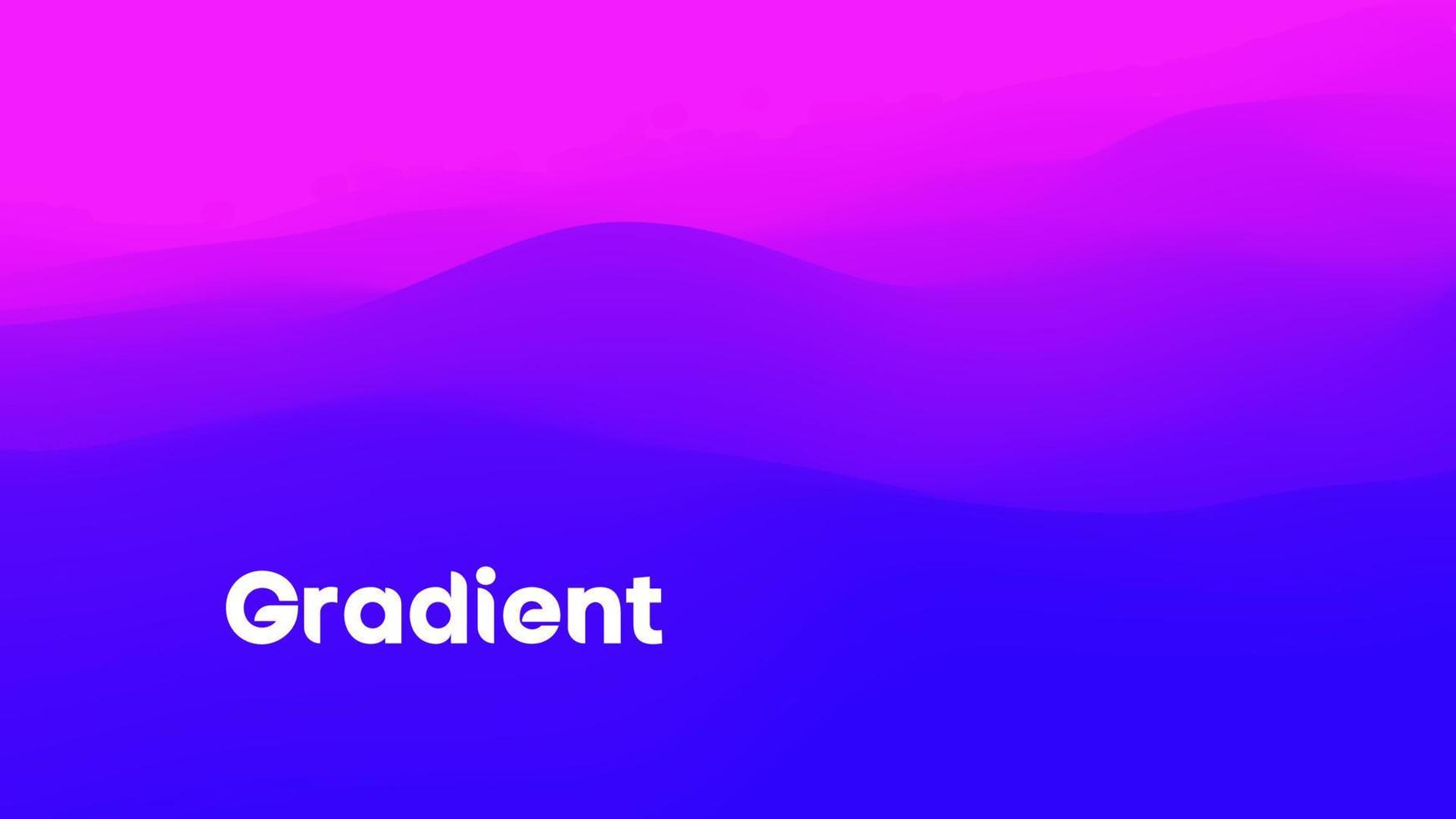 Purple blue gradient wave. Neon gradient graphic color background. Vector illustration,