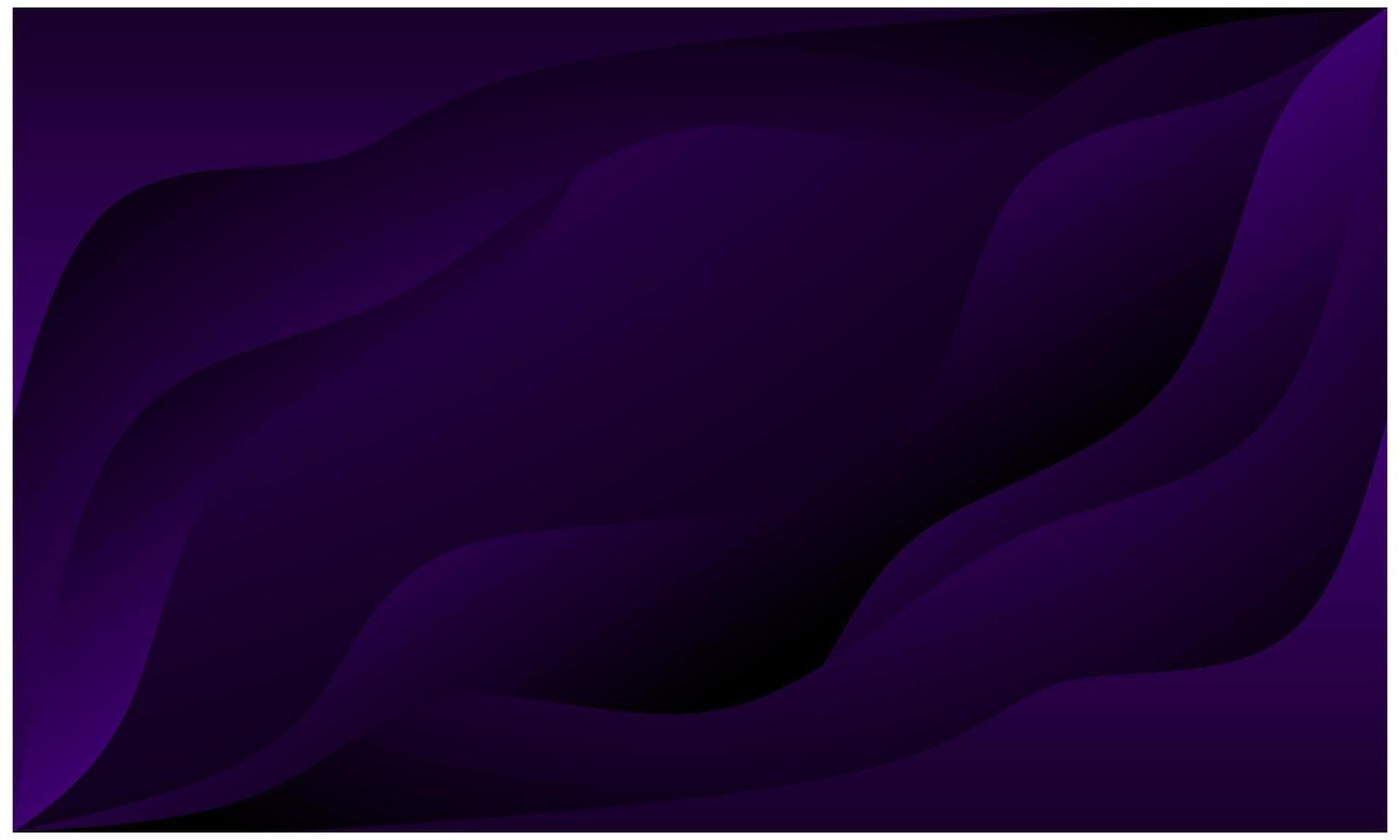 Dark purple abstract wave background for presentations, banners, posters, flyers, greeting cards etc vector