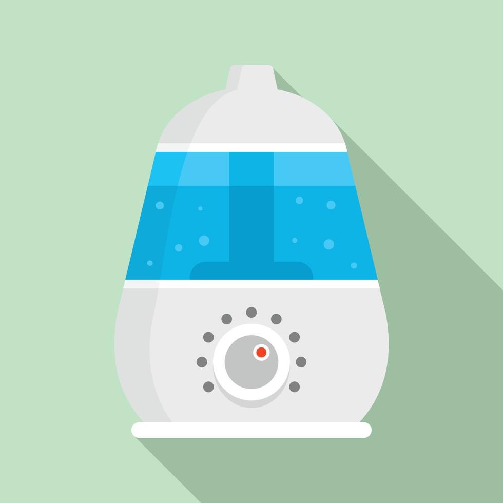 Healthy humidifier icon, flat style vector