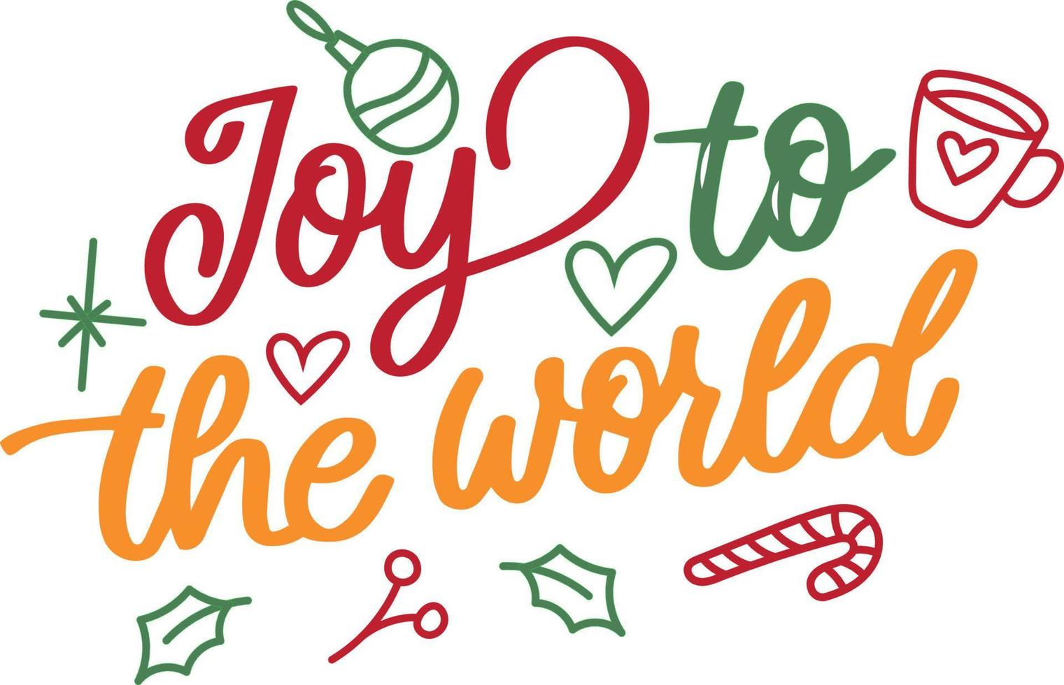 joy to the world vector