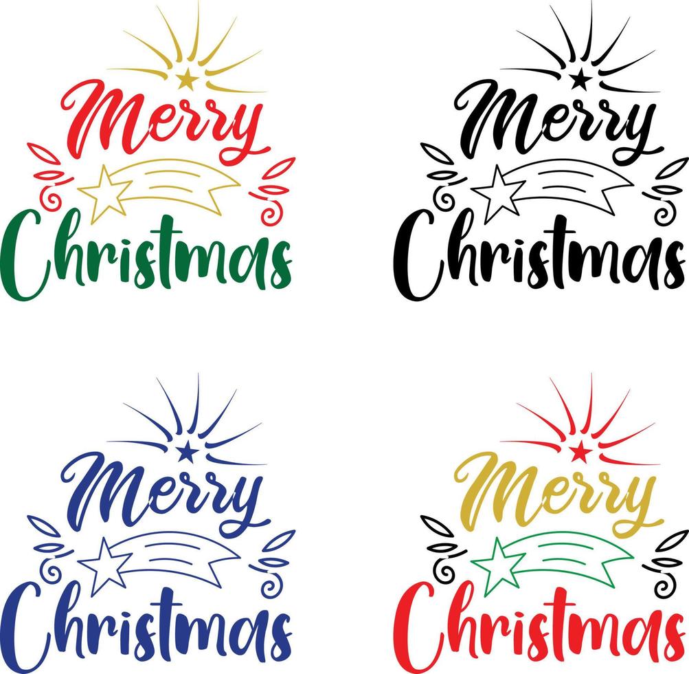 merry christmas design vector