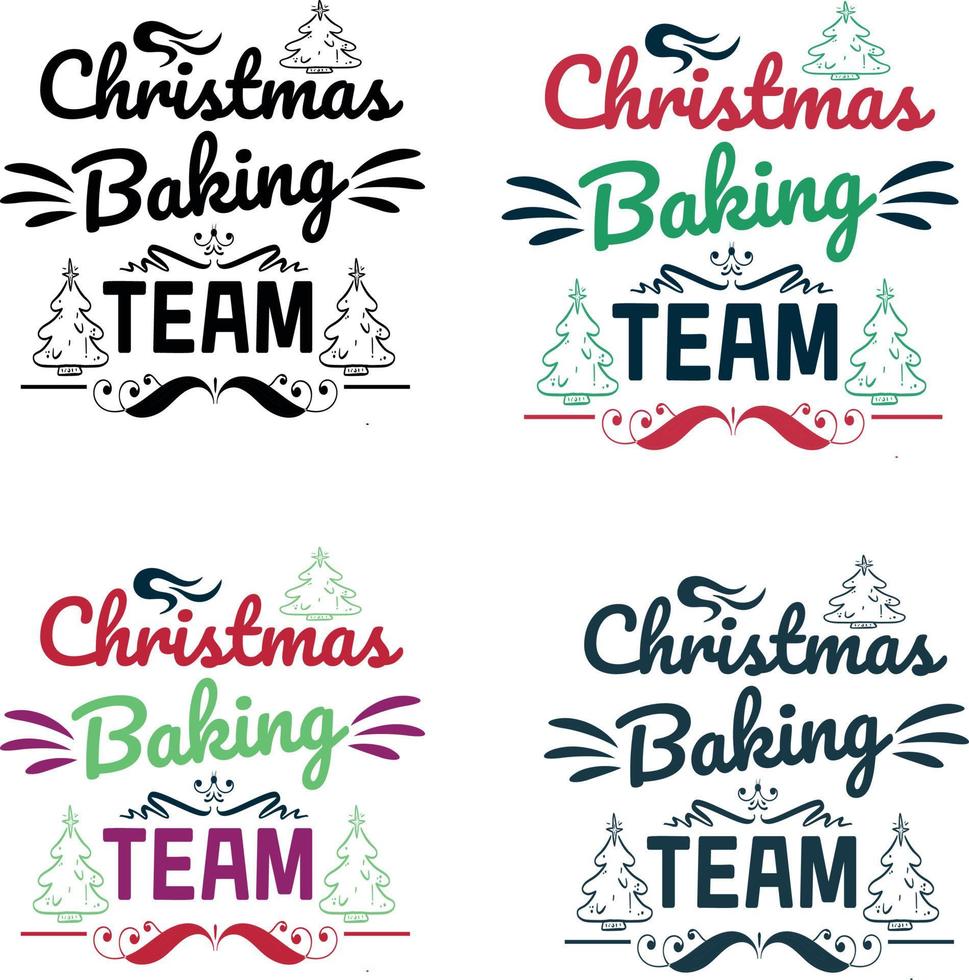 christmas beaking team vector