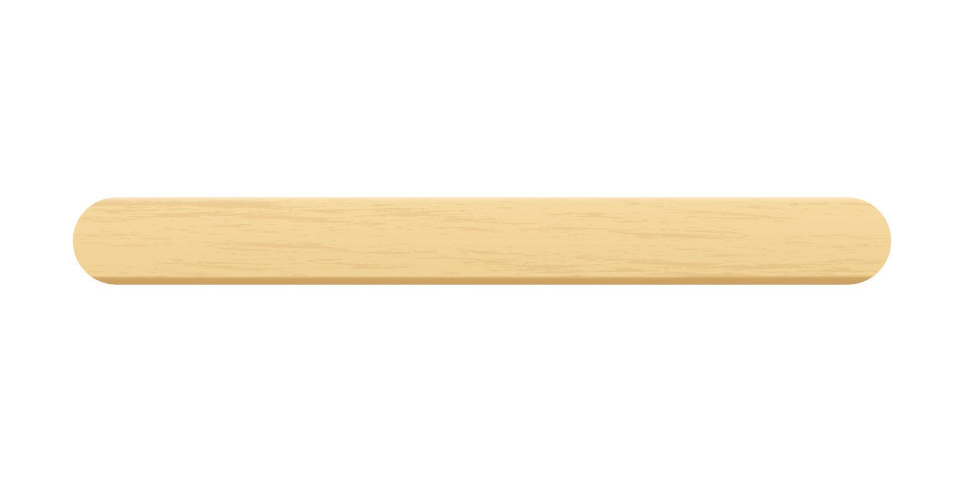 Popsicle stick, wooden element for holding ice cream, tongue depressor