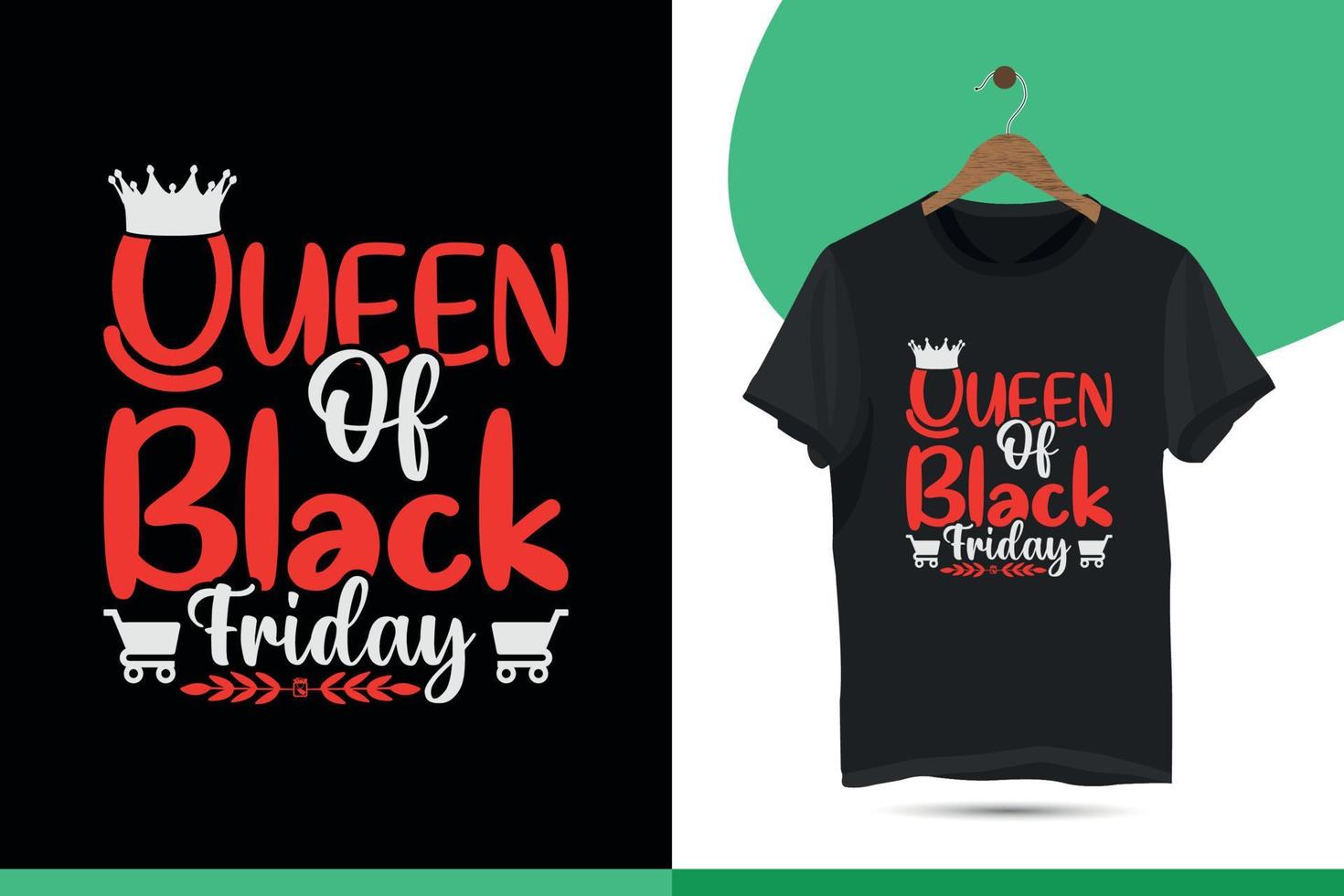 Black Friday Vector Template Design for print on t-shirts, shirts, bags, caps, mugs, and sale badges.