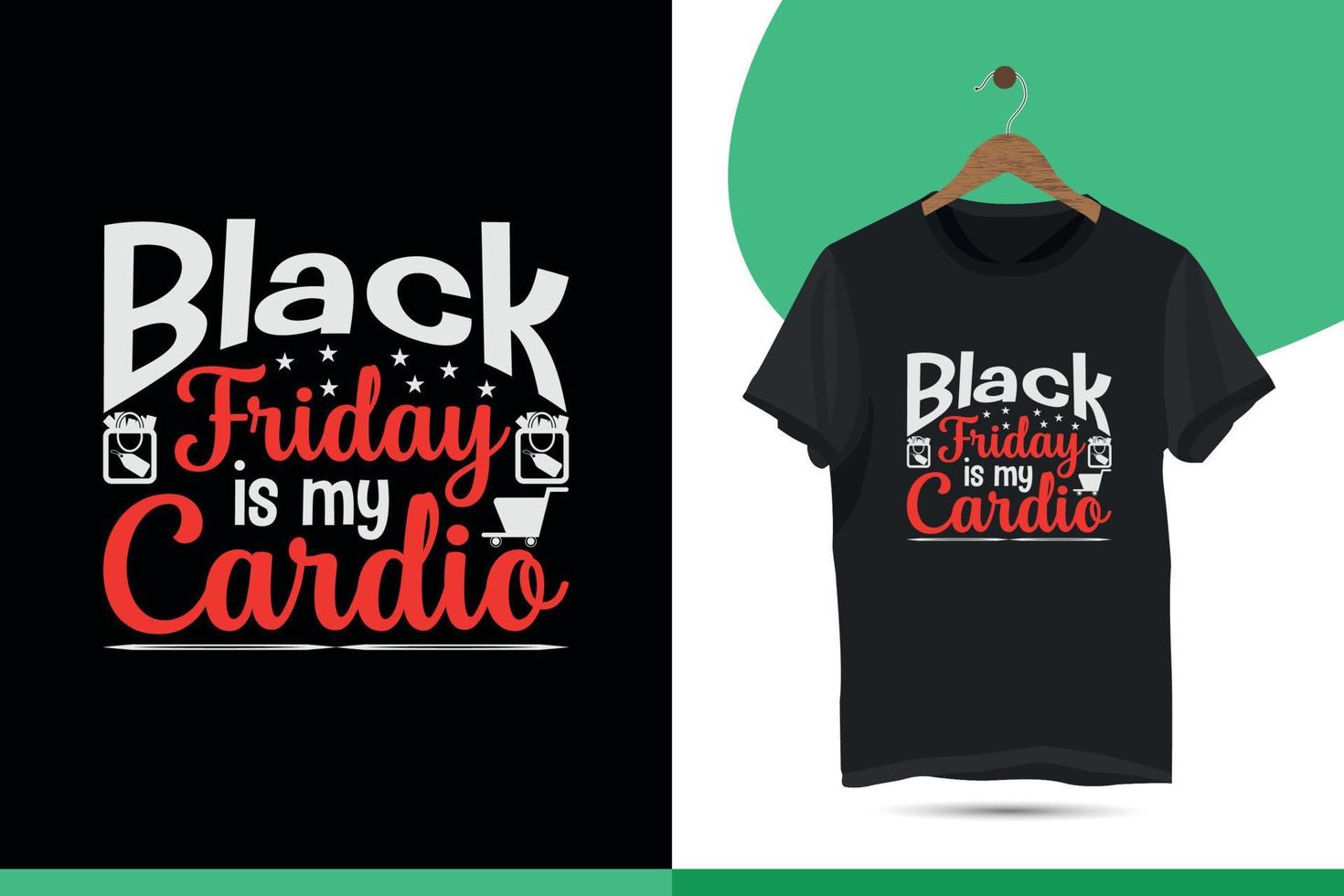 Black Friday Vector Template Design for print on t-shirts, shirts, bags, caps, mugs, and sale badges.