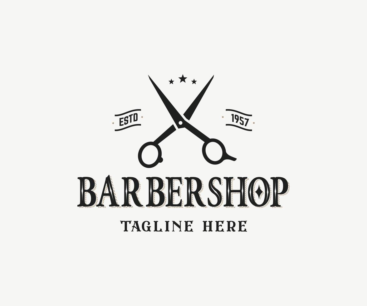 Barber Shop Logo Design. Logo Template 14435394 Vector Art Barber Shop Logo Design. Logo Template 14435394 Vector Art