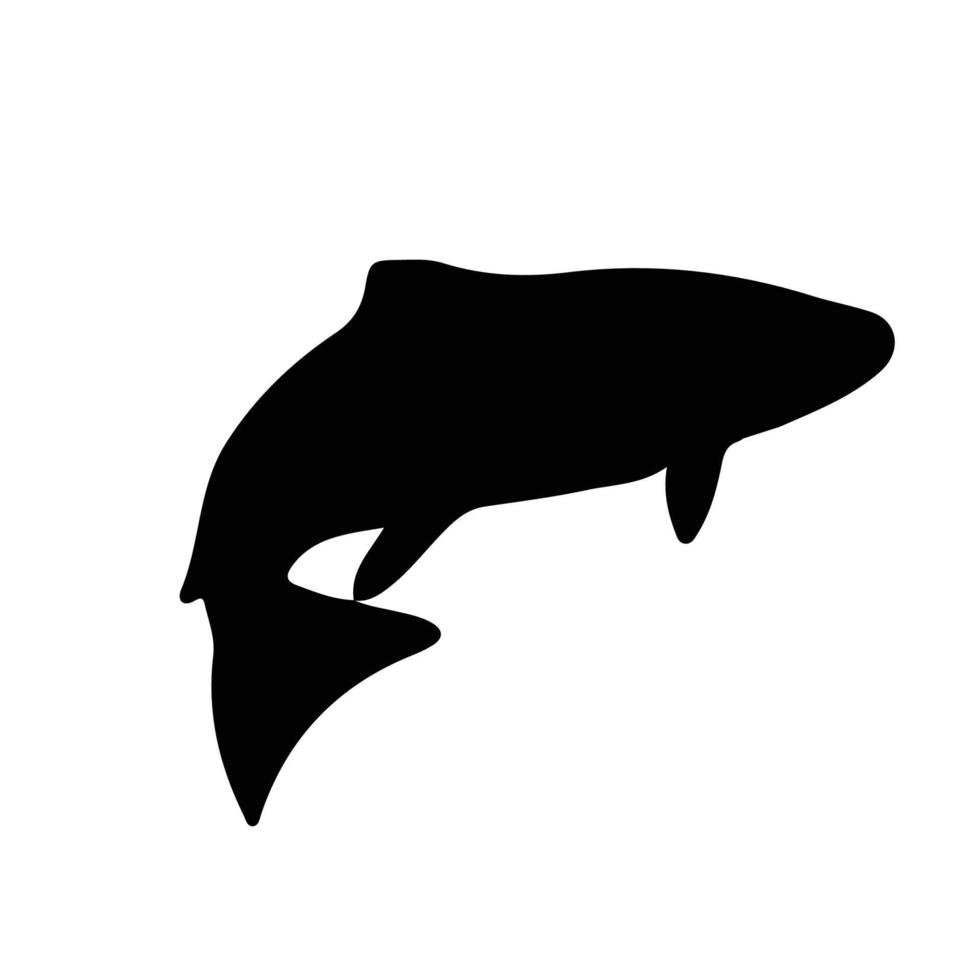 diseño de vector de icono de pez dorado 3d