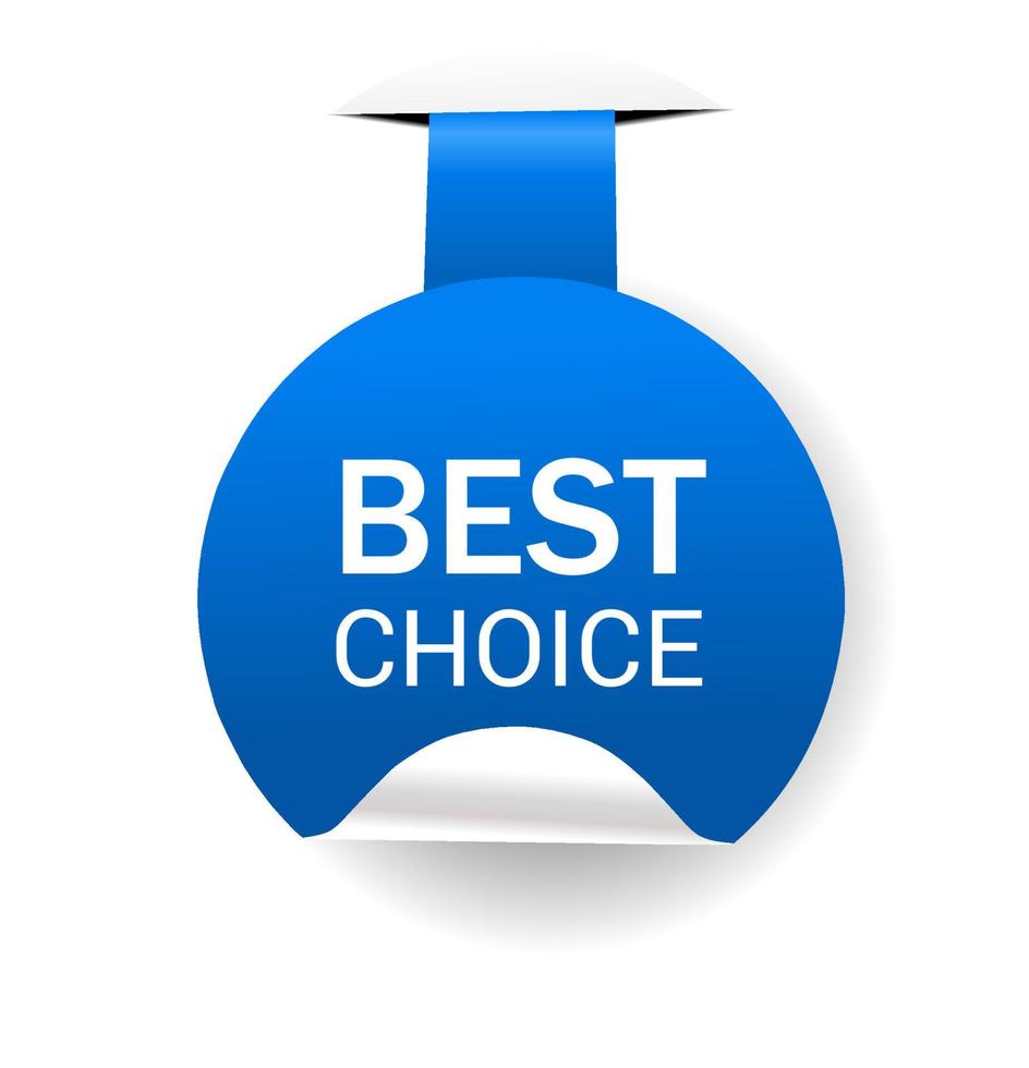 Best choice label. Best choice banner. Best choice modern style vector icon.