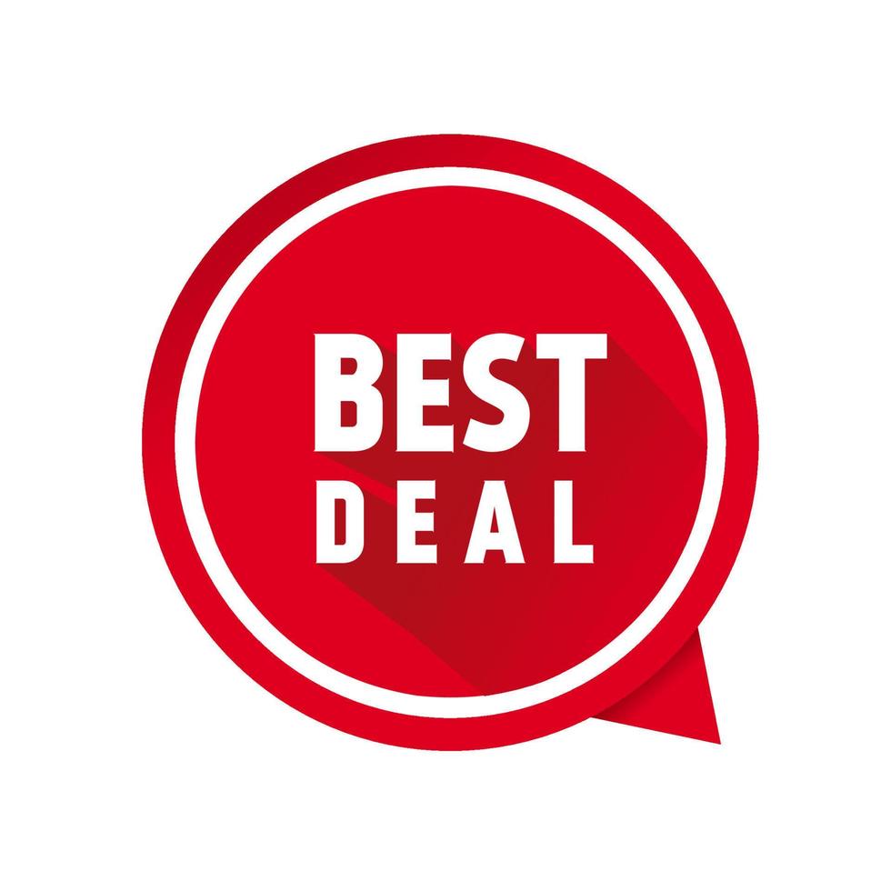 Best deal badge icon. Best deal banners, badge, sticker, sign, tag