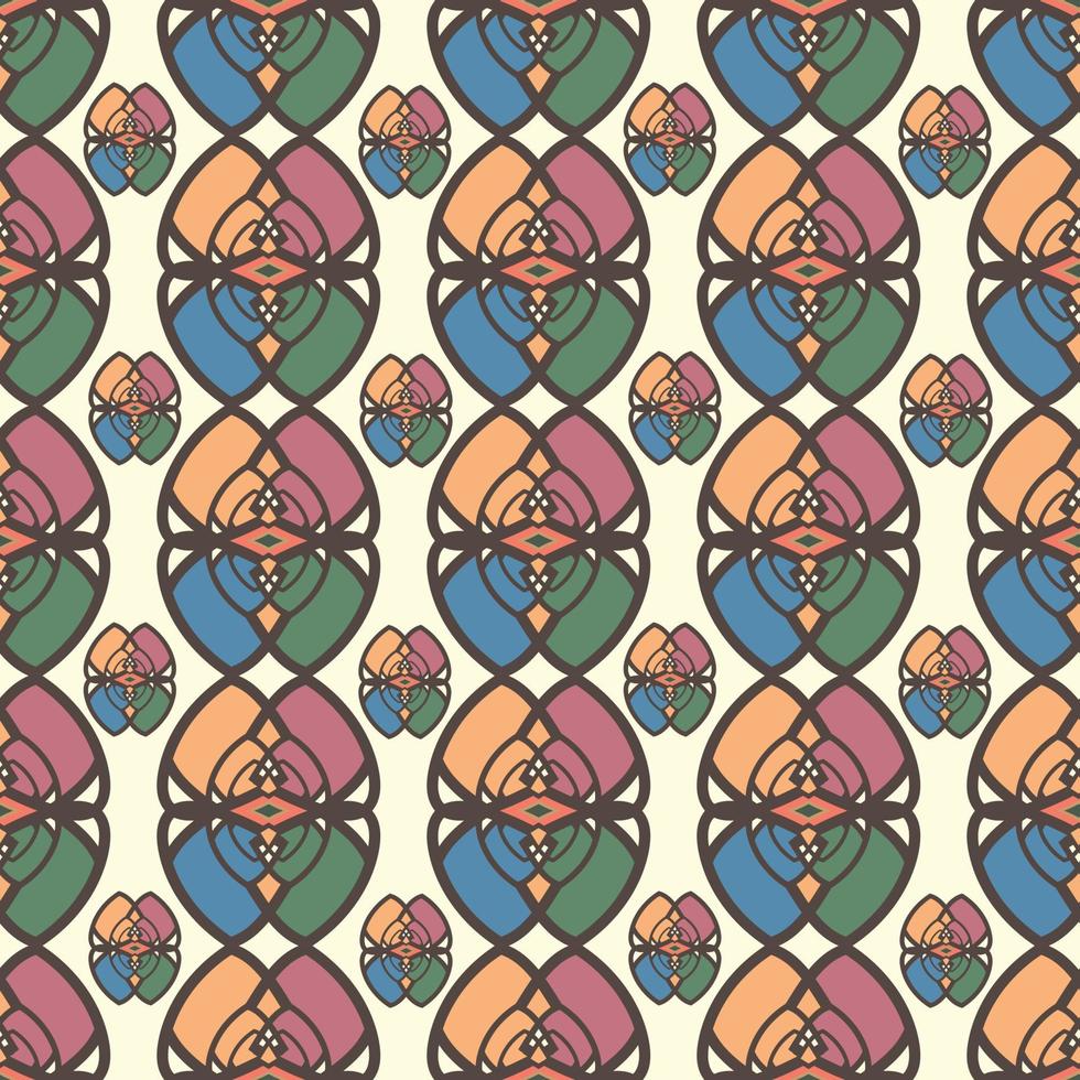 Abstract seamless pattern with geometric pattern. background, wallpaper,  home textile digital vector and flower shaped pattern new