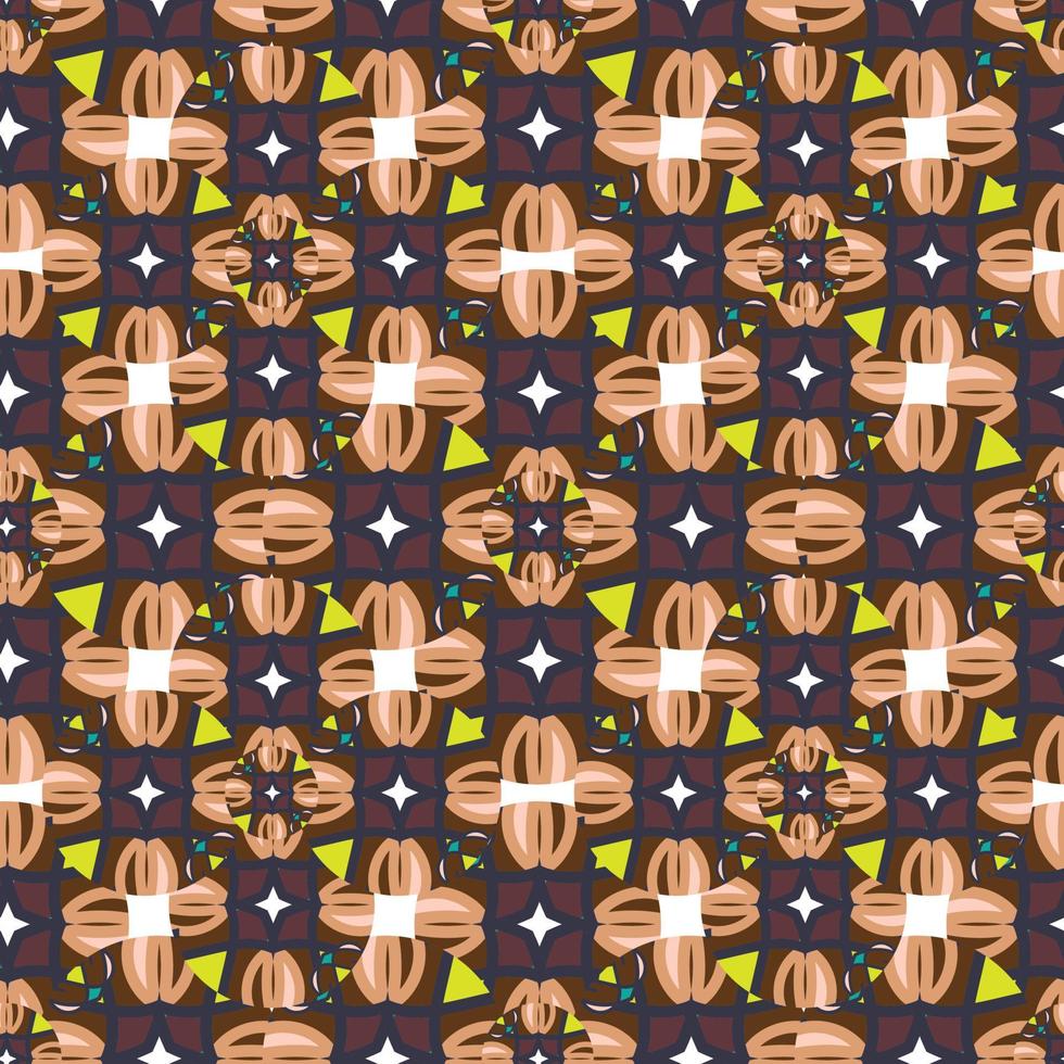 Abstract seamless pattern with geometric pattern. background, wallpaper,  home textile digital vector and flower shaped pattern new