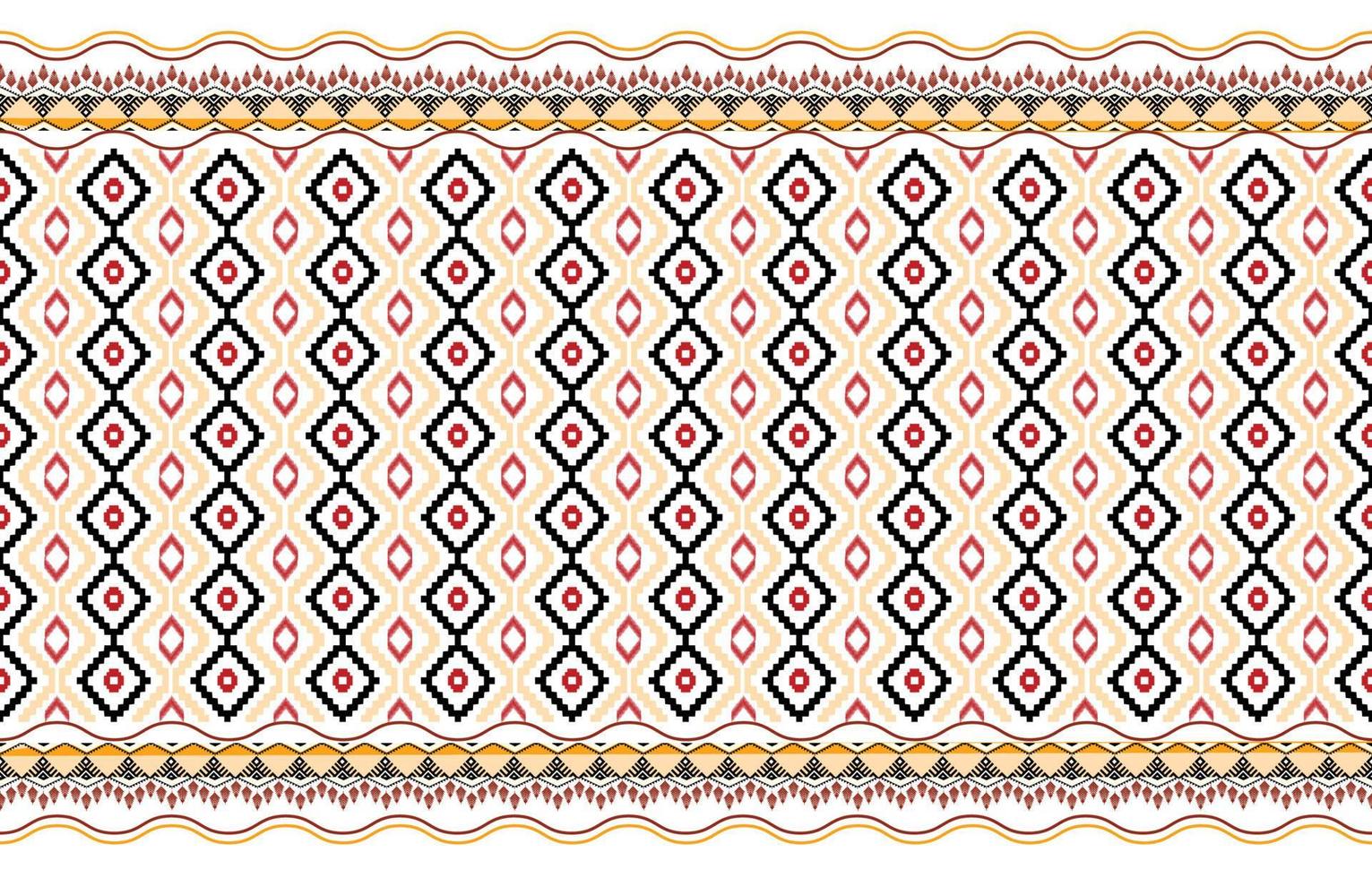 Abstract ethnic geometric seamless pattern vector. African Arab American Aztec motif pattern. vector elements designed for background, wallpaper, print, wrapping,tile, fabric patern. vector pattern.