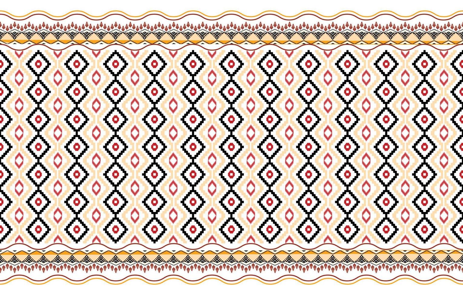 Abstract ethnic geometric seamless pattern vector. African Arab American Aztec motif pattern. vector elements designed for background, wallpaper, print, wrapping,tile, fabric patern. vector pattern.