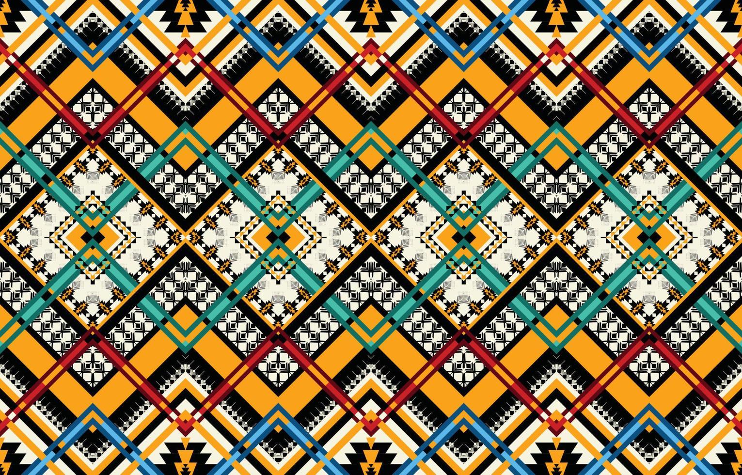 vector de patrones sin fisuras geométricos étnicos abstractos. patrón de motivo azteca árabe africano americano. elementos vectoriales diseñados para fondo, papel tapiz, impresión, envoltura, mosaico, patrón de tela. patrón de vectores