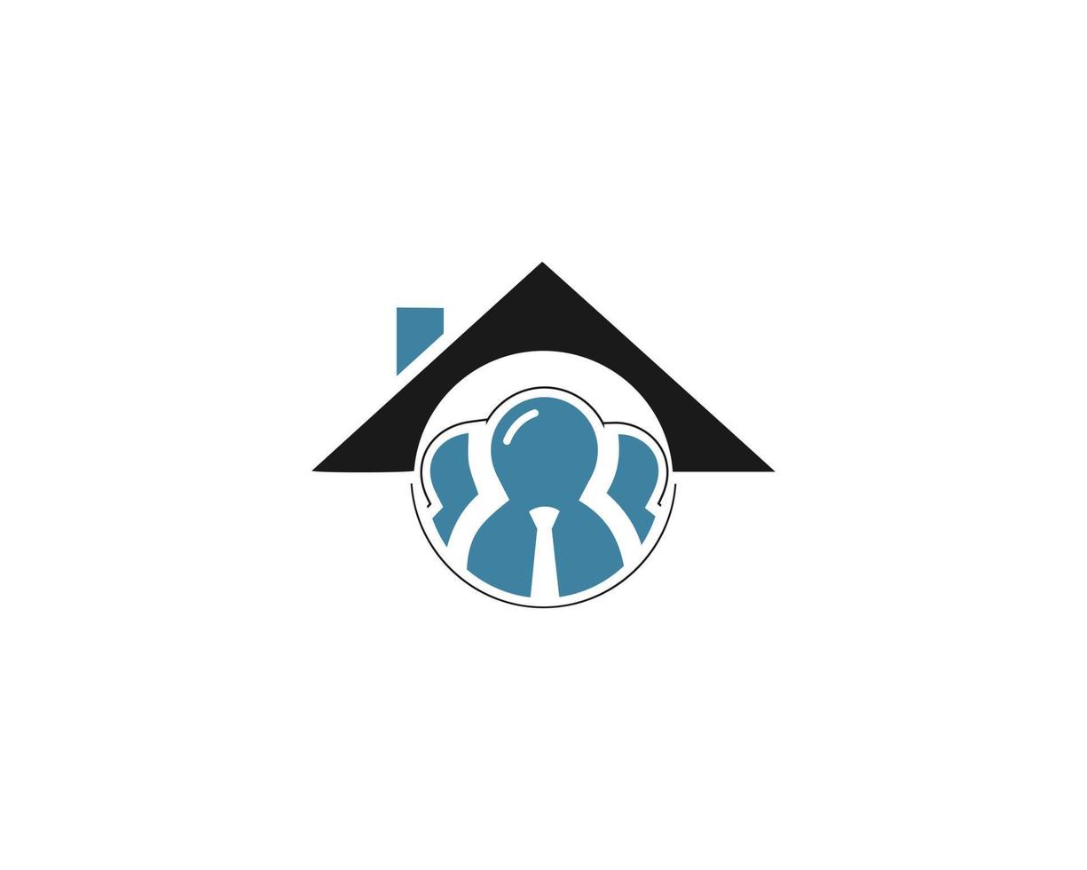 House Home Job Icon Logo Design Element Vector Illustration Of Creative Idea.